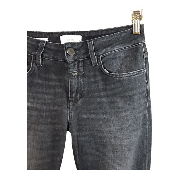 Closed Baker Mid-rise Ankle Skinny Jeans in Faded Black Lived-in Wash Women's 26 - Picture 5 of 10